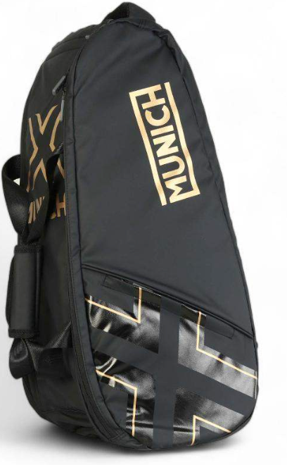 Munich premium training padel bag black copper