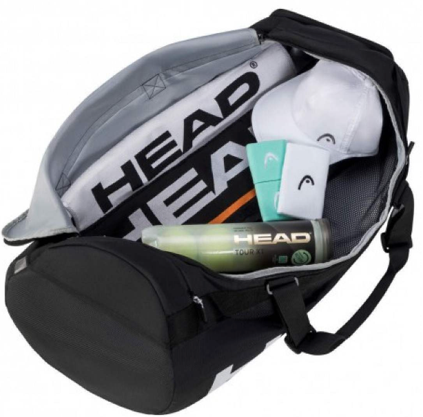 Tour sport bag 50L black white