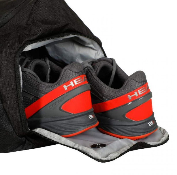 Tour sport bag 50L black white