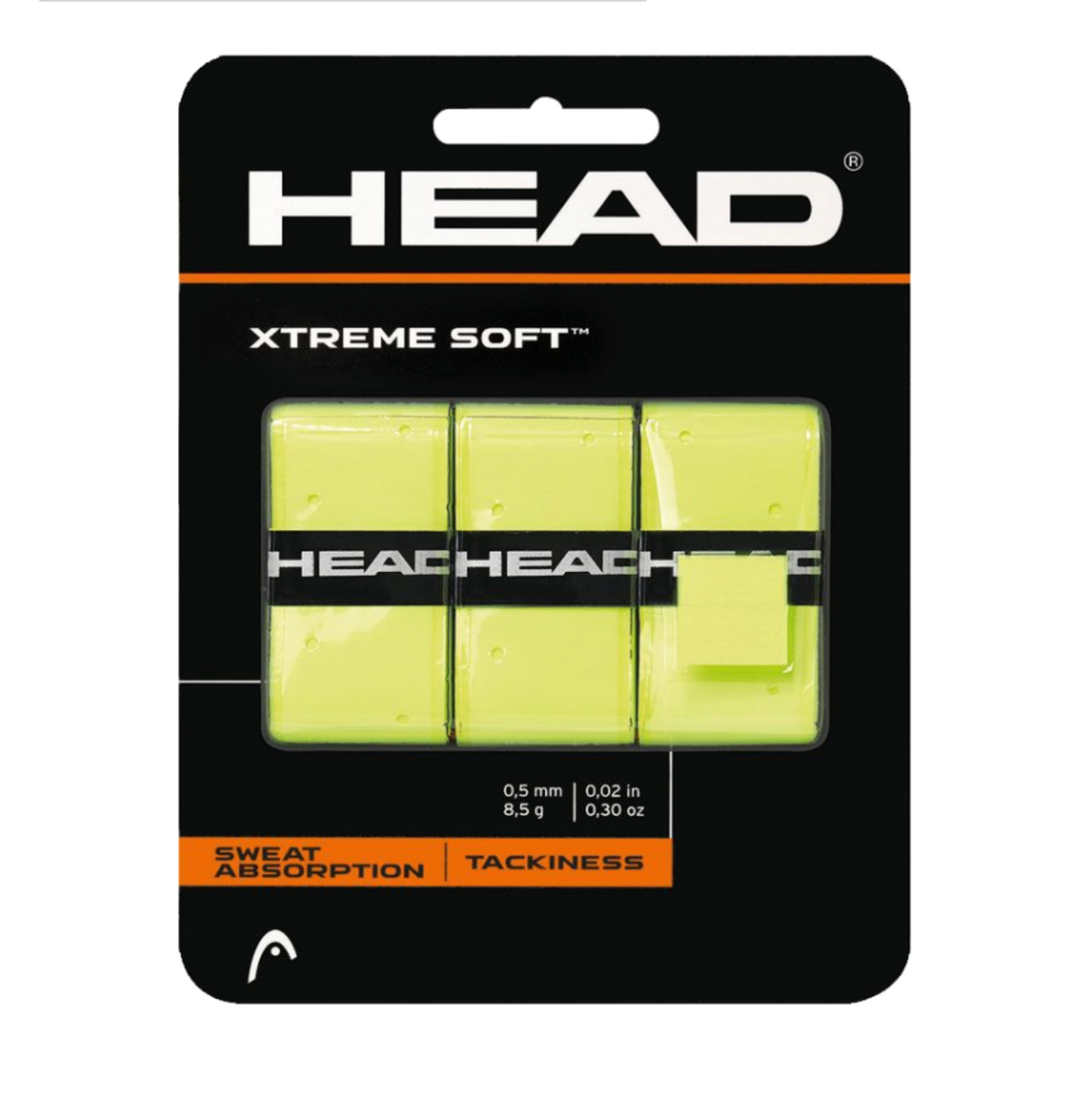 Head xtreme soft 3 stuks geel