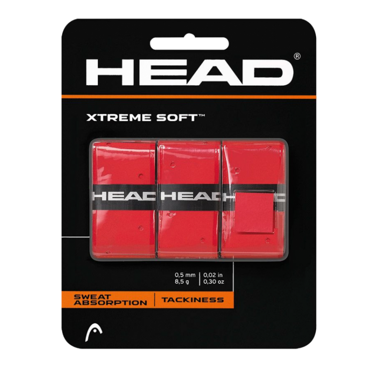 Head xtreme soft 3 stuks rood