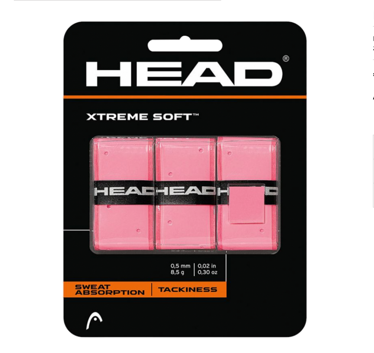 Head xtreme soft 3 pcs pink