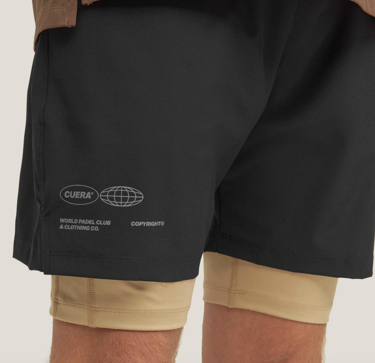 Mens Active Globe Shorts black