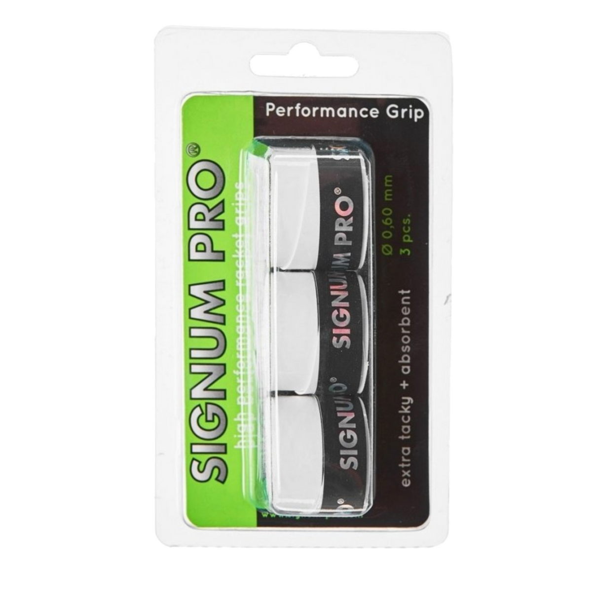 Signum pro overgrip performance wit 3 stuks