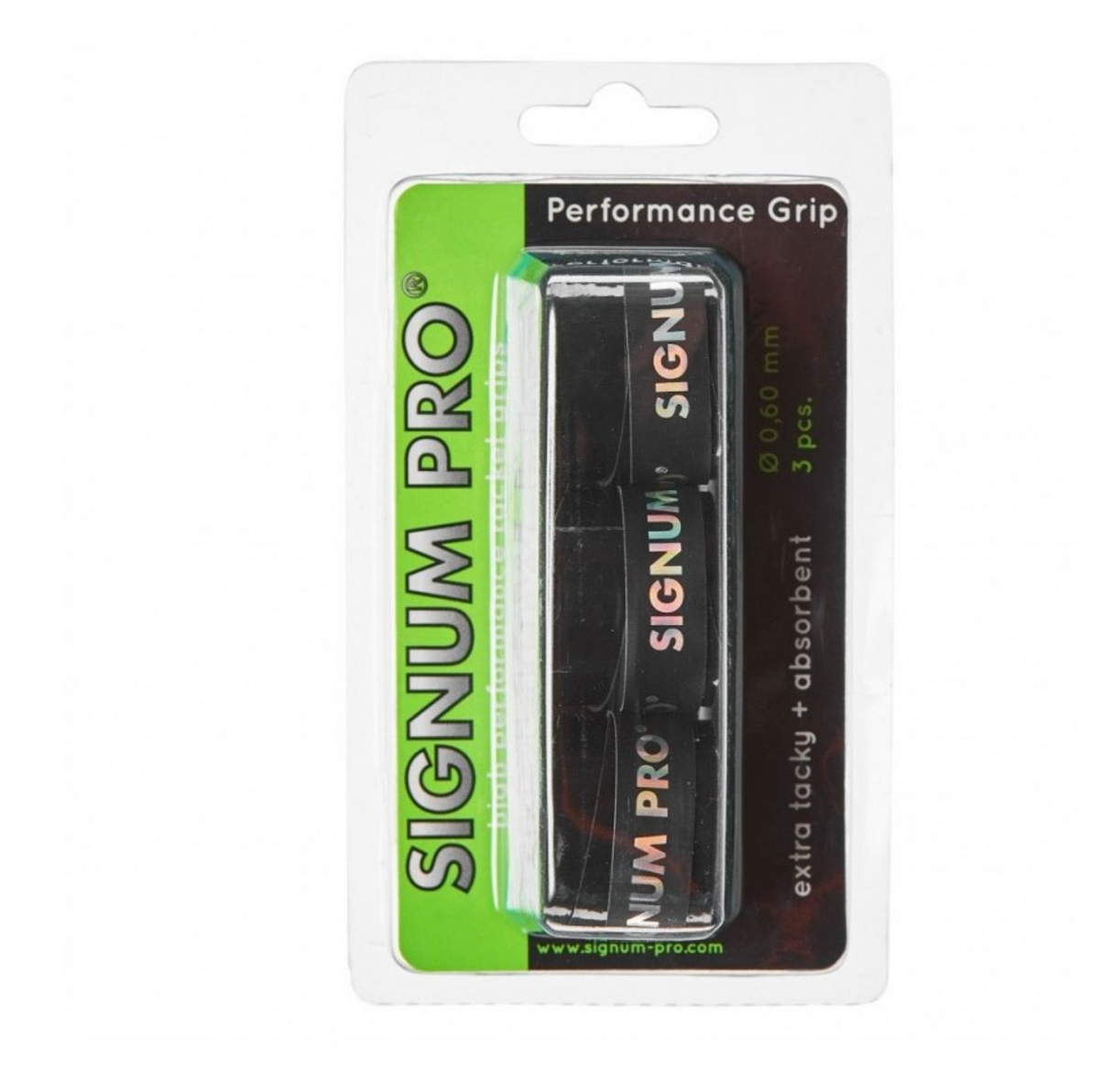 Signum pro overgrip performance zwart 3 stuks