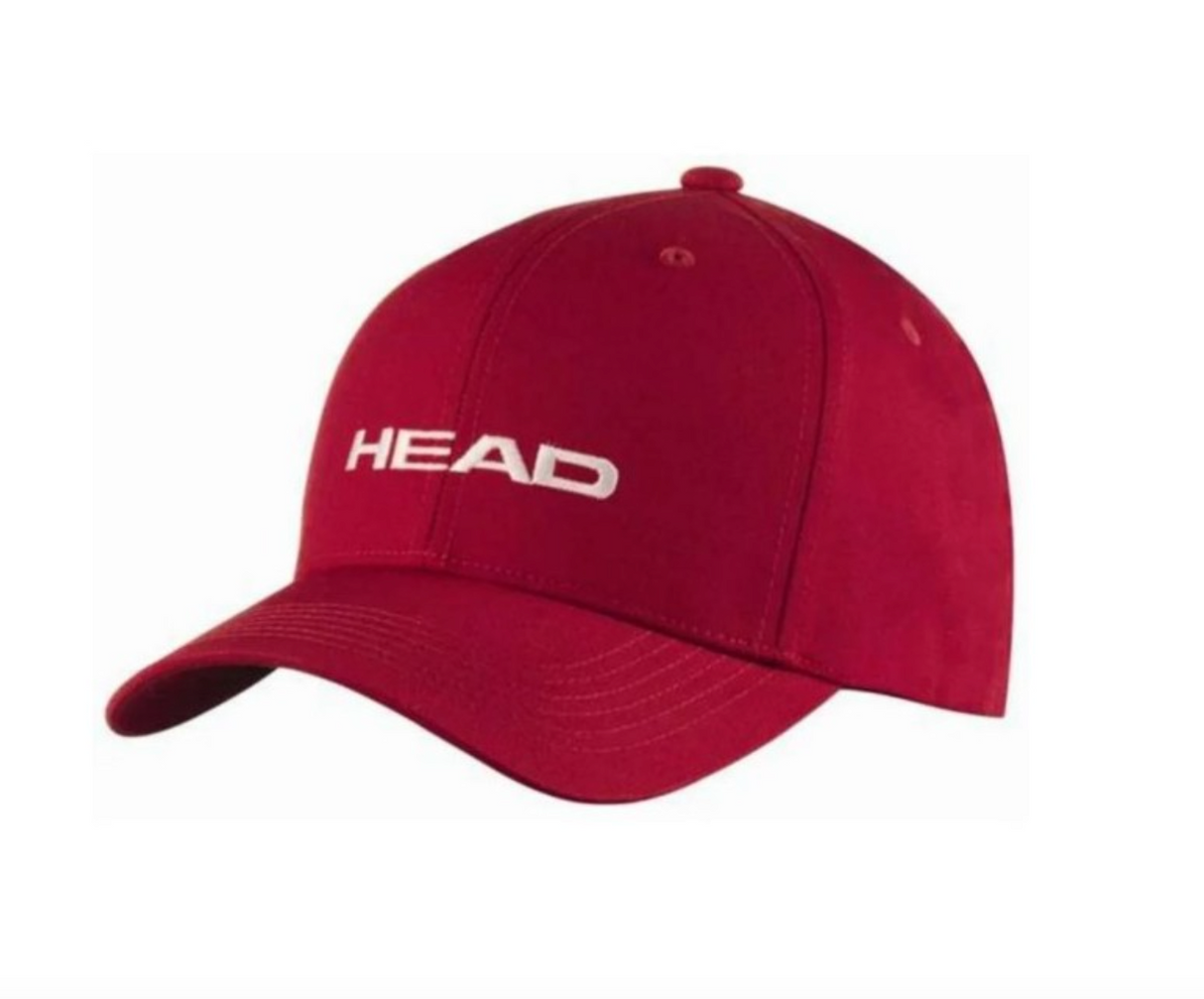 Head promotion cap red