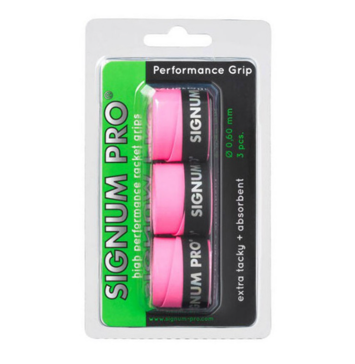 Signum pro overgrip performance roze 3 stuks