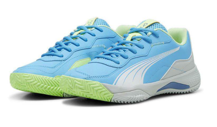 Puma nova smash bright blue white grey