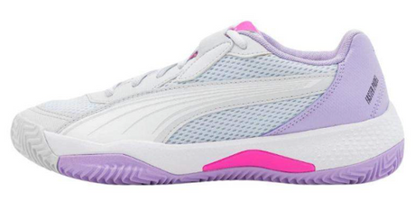 Puma nova court silver white violet