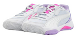 Puma nova court silver white violet