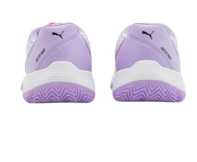 Puma nova court silver white violet