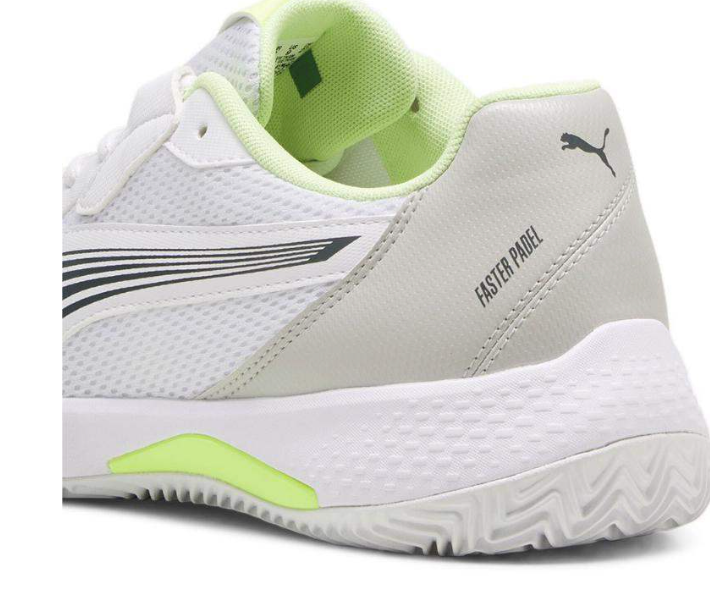 Puma nova court white blue green