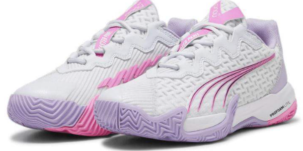 Puma nova elite silver white violet