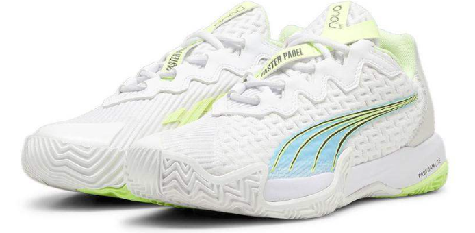 Puma nova elite white blue green