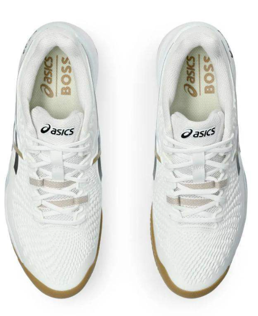 Asics Boss gel resolution 9 clay white gold