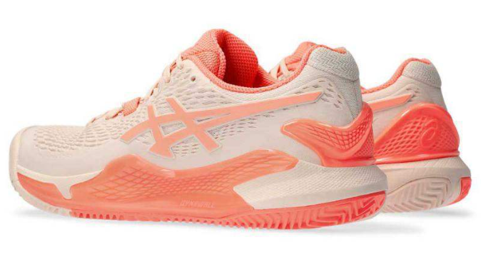 Asics gel resolution 9 clay pink coral