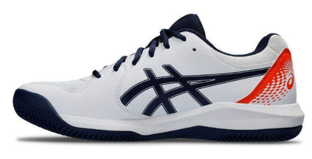 Asics gel dedicate 8 clay white navy