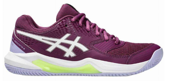 Asics gel dedicate 8 padel Intense mauve white