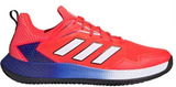 Adidas defiant speed sneakers solar red white