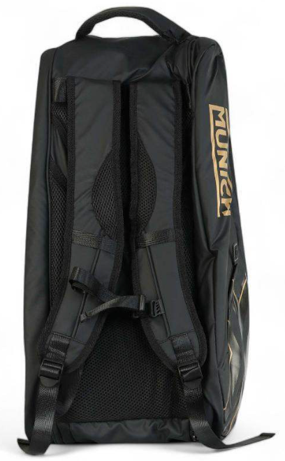 Munich premium training padel bag black copper