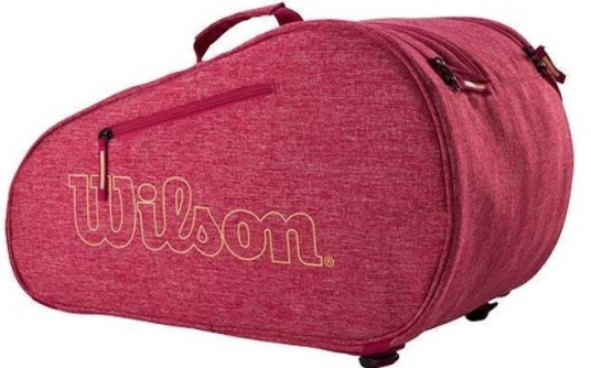 Wilson team racket bag cream red