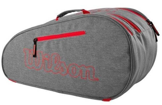 Wilson team racket bag grey red