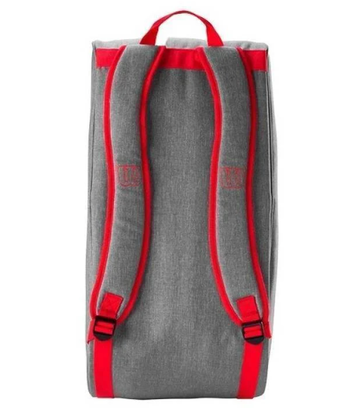 Wilson team racket bag grey red