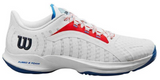 Wilson hurakn pro white red blue