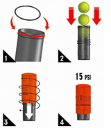 Ball pressurizer Tuboplus